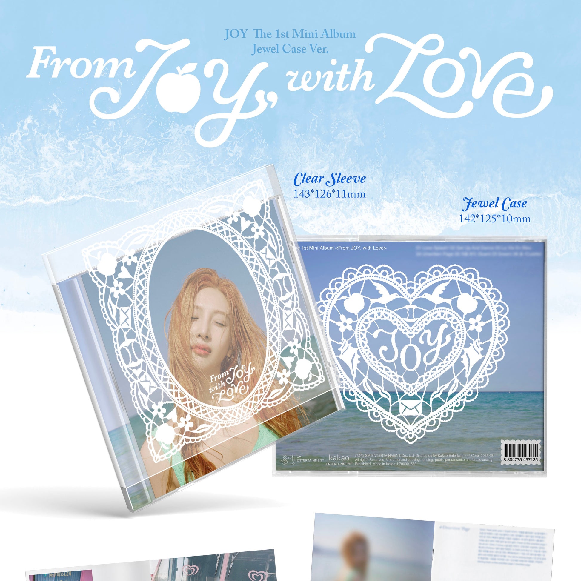(PRE-ORDER) JOY - 1ST MINI ALBUM [FROM JOY, WITH LOVE] (JEWEL CASE VER.) - LightUpK