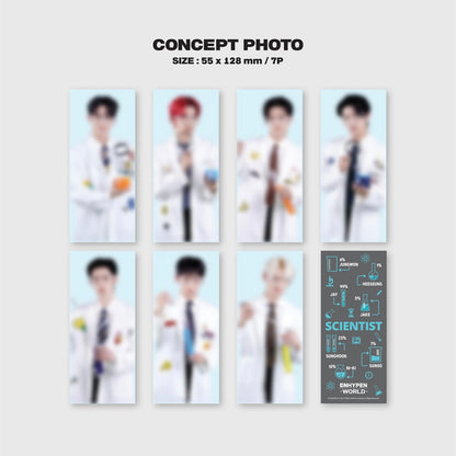 (PRE-ORDER) ENHYPEN - WORLD COUPON CARD COLLECTION (SCIENTIST VER.) (2 VERSIONS) - LightUpK