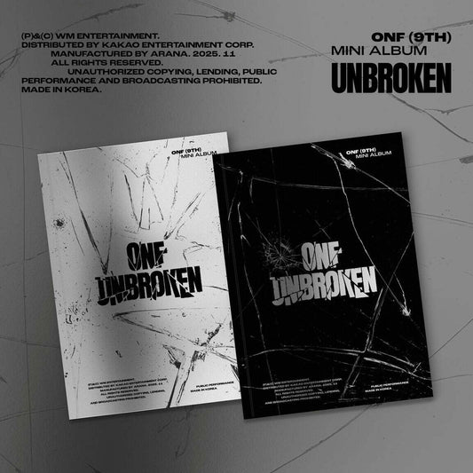 (PRE-ORDER) ONF - 9TH MINI ALBUM [UNBROKEN] (2 VERSIONS) RANDOM - LightUpK