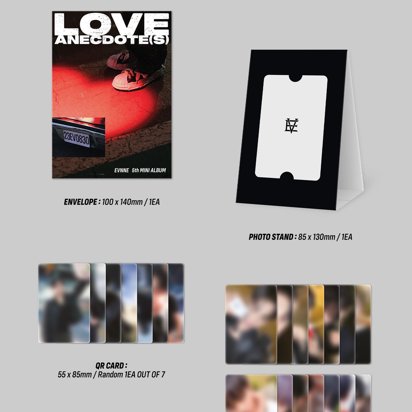 EVNNE - 5TH MINI ALBUM [LOVE ANECDOTE(S)] (POCA ALBUM VER.) (2 VERSIONS) - LightUpK