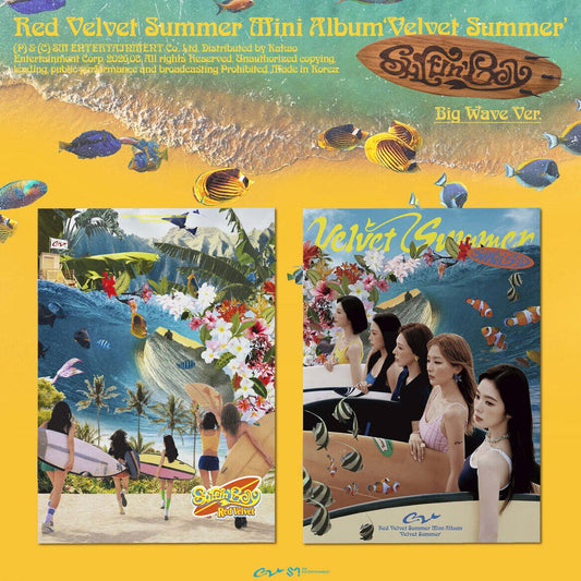 (PRE-ORDER) RED VELVET - SUMMER MINI ALBUM [VELVET SUMMER] (BIG WAVE VER.) (2 VERSIONS) RANDOM
