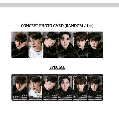 (PRE-ORDER) EXO – [REVERXE THE WORLD] MD_RANDOM TRADING CARD (2 VERSIONS) - LightUpK