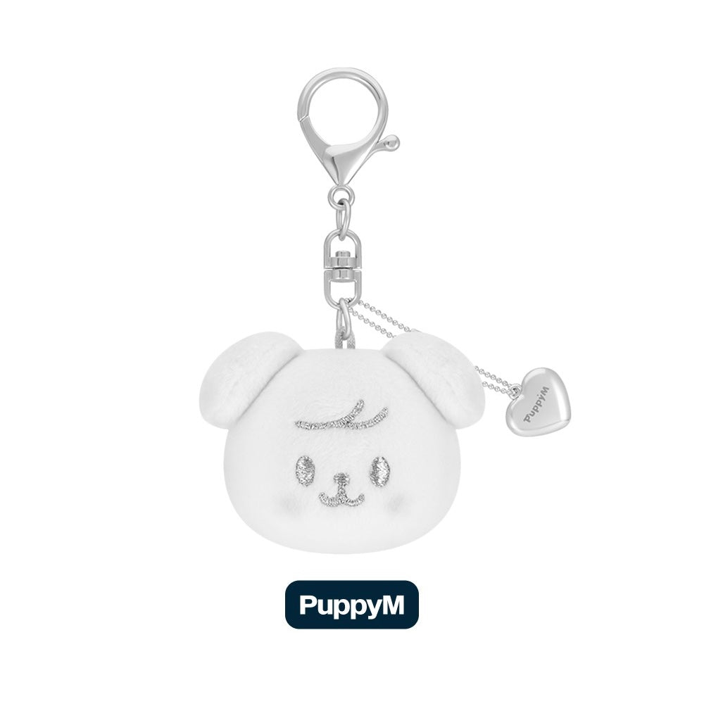(PRE-ORDER) STRAY KIDS - DOMINATE : CELEBRATE POP-UP STORE MD - SKZOO FACE KEYRING SILVER VER. (8 VERSIONS) - LightUpK