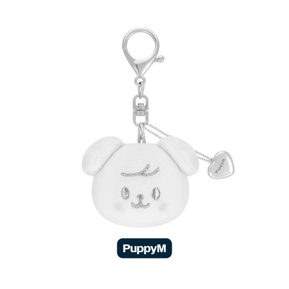 (PRE-ORDER) STRAY KIDS - DOMINATE : CELEBRATE POP-UP STORE MD - SKZOO FACE KEYRING SILVER VER. (8 VERSIONS) - LightUpK