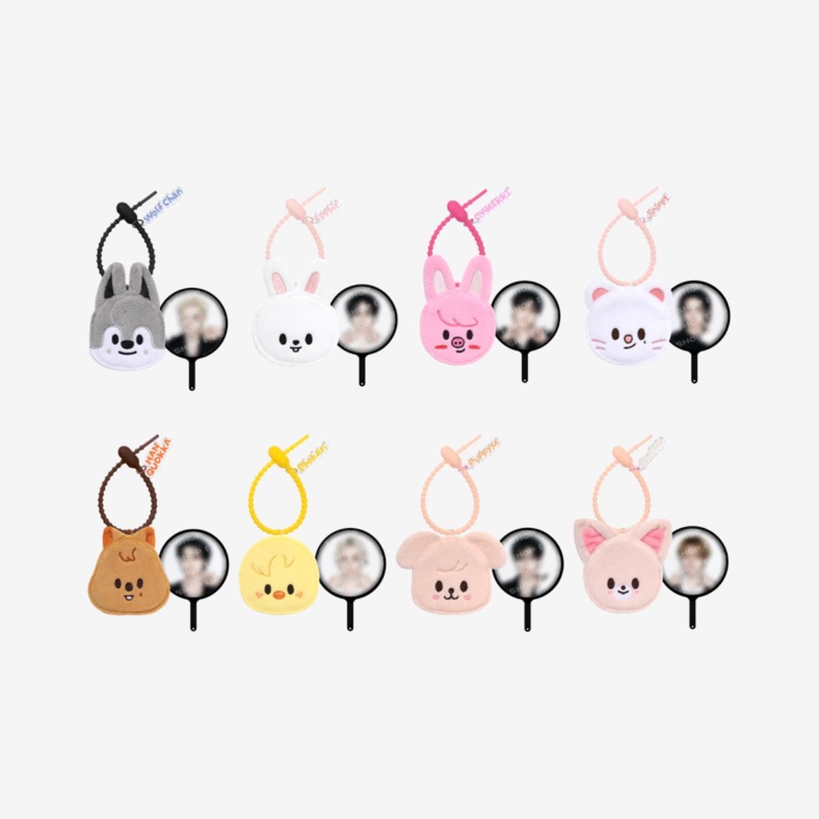 (PRÉCOMMANDE) STRAY KIDS - PORTE-CLÉS MINI PICKET EN PELUCHE SKZOO - RUN IT (8 VERSIONS)
