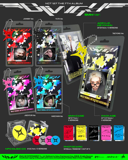 (PRE-ORDER) NCT 127 - 7TH ALBUM [BLINGY] (SMINI VER.) (5 VERSIONS) RANDOM