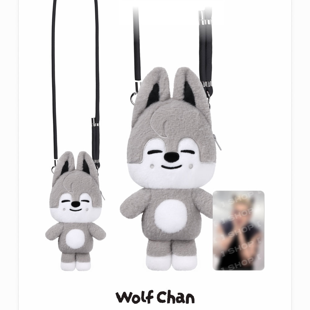 (PRÉCOMMANDE) STRAY KIDS - SAC CROISÉ EN PELUCHE SKZOO - RUN IT (8 VERSIONS)