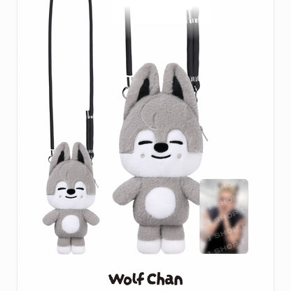 (PRE-ORDER) STRAY KIDS - SKZOO PLUSH CROSS BAG - RUN IT (8 VERSIONS)