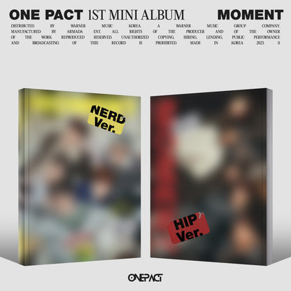 ONE PACT - 1ST MINI ALBUM [MOMENT] (2 VERSIONS)