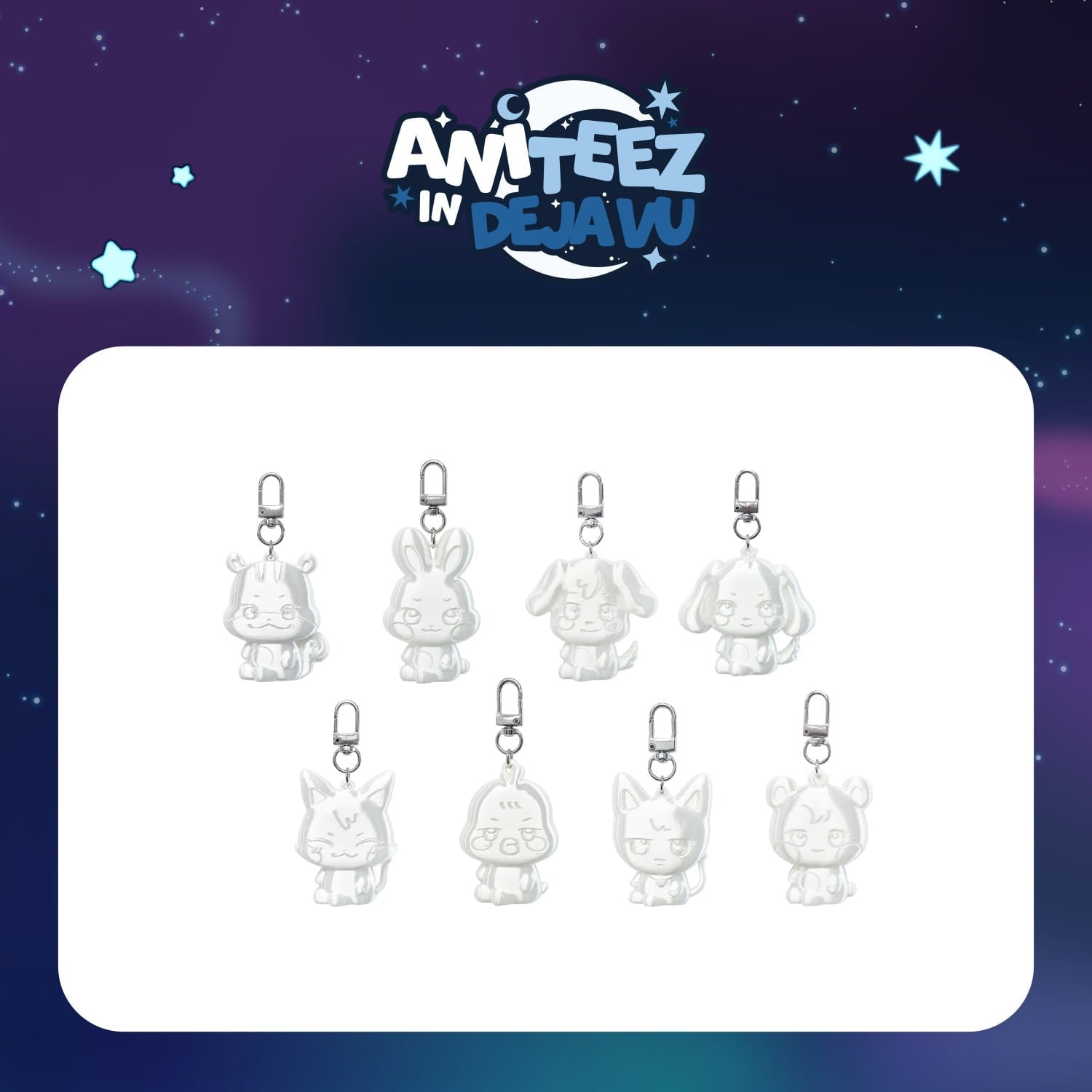 (PRE-ORDER) ATEEZ X ANITEEZ POP-UP [ANITEEZ IN DEJAVU] MD - CAN OPENER KEYRING (8 VERSIONS)