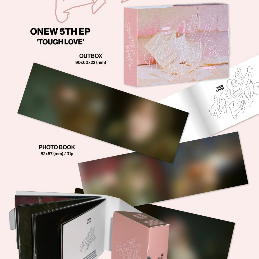(PRE-ORDER) ONEW - 5TH MINI ALBUM [TOUGH LOVE] (POCKET BOOK VER.) - LightUpK