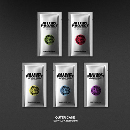 ALLDAY PROJECT - THE DEBUT SINGLE [FAMOUS] CARTOON VER. (5 VERSIONS) RANDOM - LightUpK