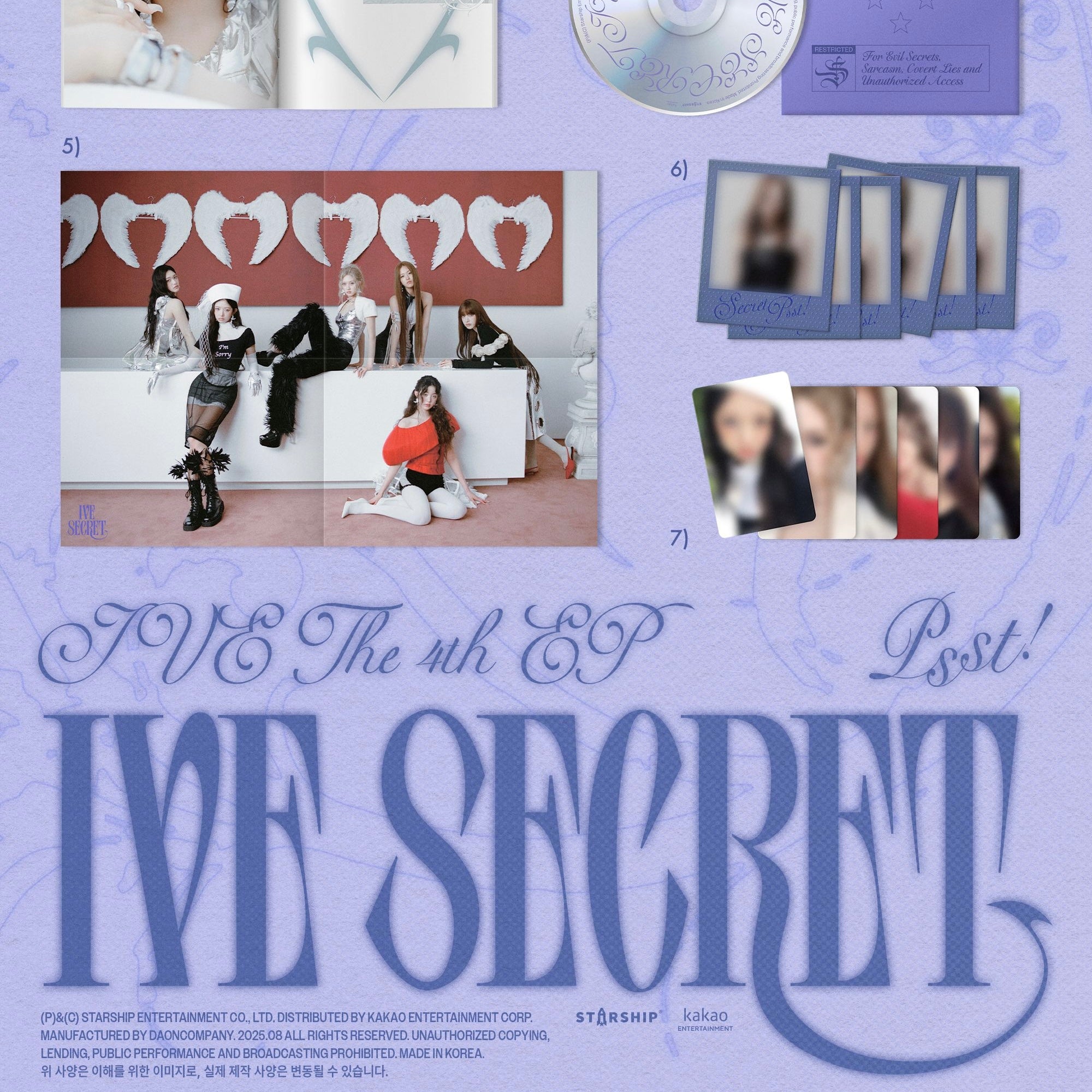 ive secret アルバム 30枚 セット IVE - The 4th EP IVE SECRET (DIGIPACK)