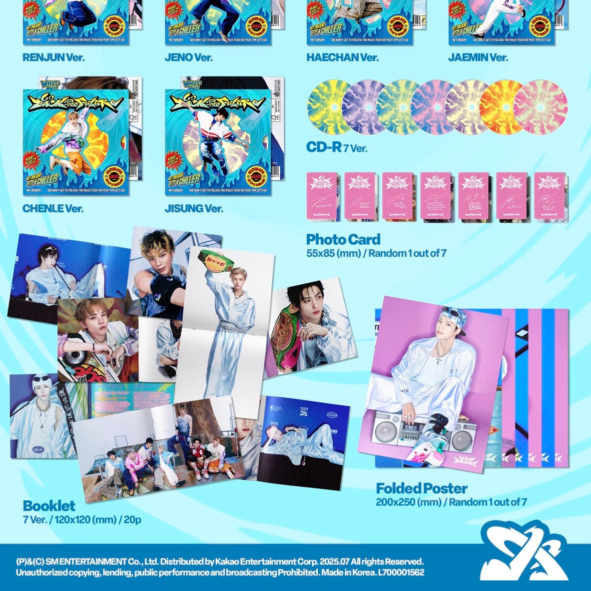 NCT DREAM - [GO BACK TO THE FUTURE] (DIGIPACK VER.) (7 VERSIONS) - LightUpK