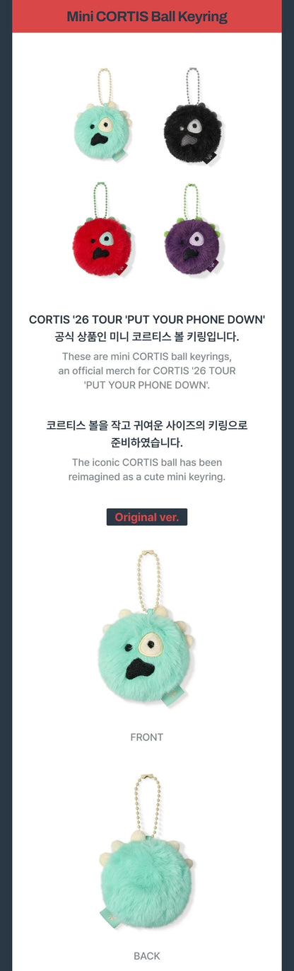 (PRE-ORDER) CORTIS - MINI CORTIS BALL KEYRING (4 VERSIONS)