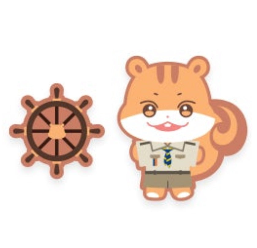 (PRE-ORDER) ATEEZ X ANITEEZ [ANITEEZ IN TREASURE] MD - 02 STITCH WAPPEN SET (8 VERSIONS) - LightUpK