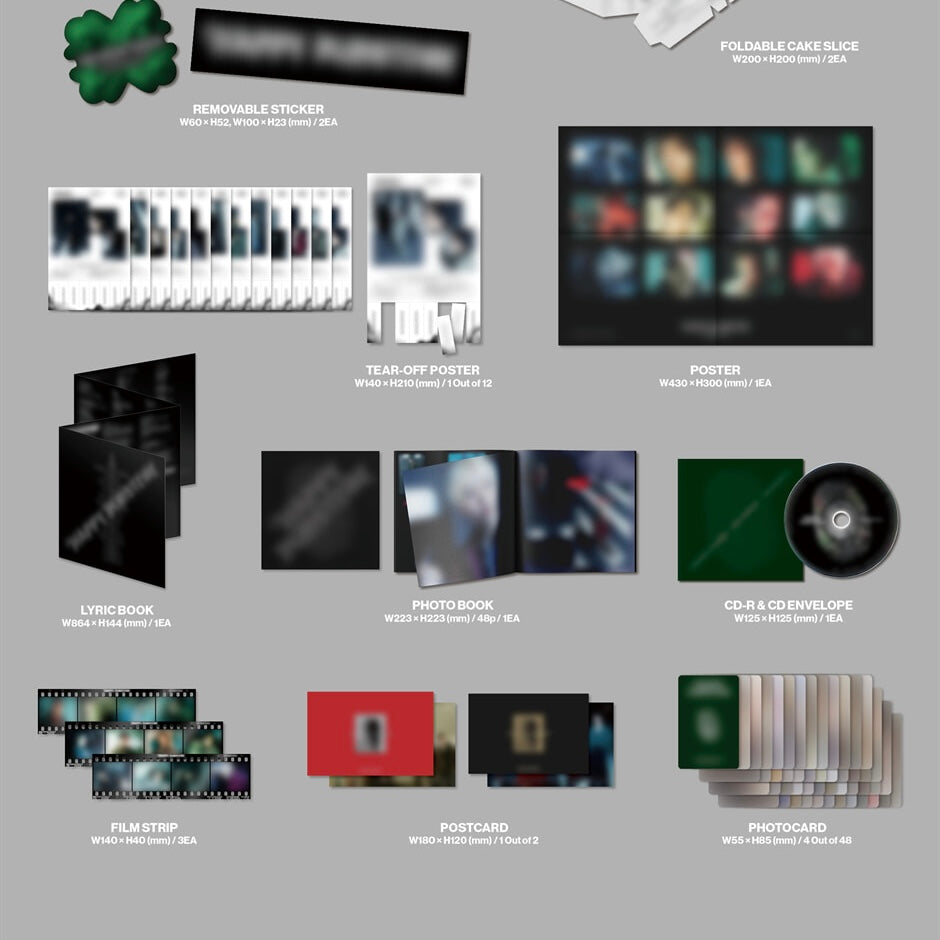 (PRE-ORDER) SEVENTEEN - 5TH ALBUM [HAPPY BURSTDAY] (3 VERSIONS) RANDOM - LightUpK