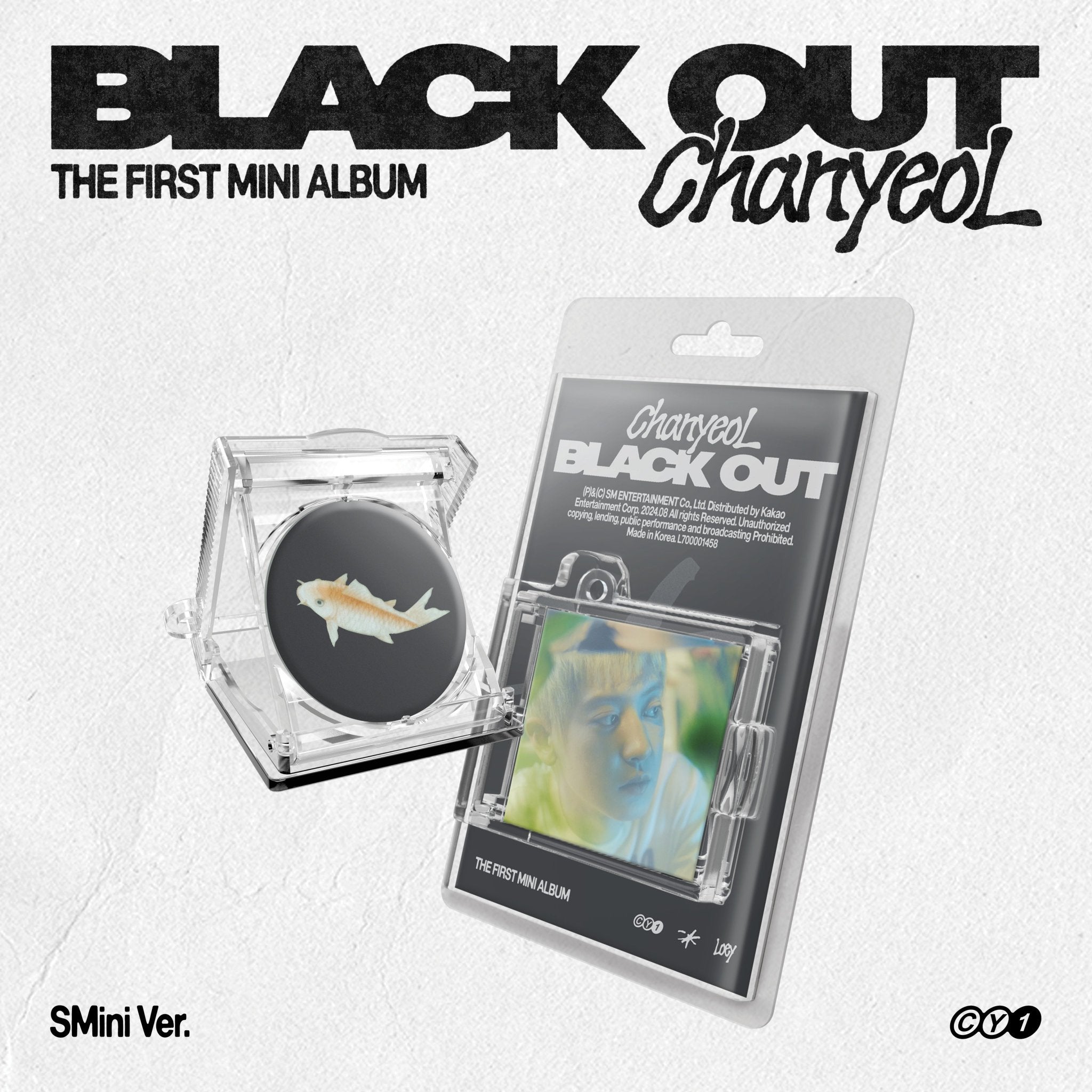 CHANYEOL - 1ST MINI ALBUM [BLACK OUT] (SMINI VER.) - LightUpK