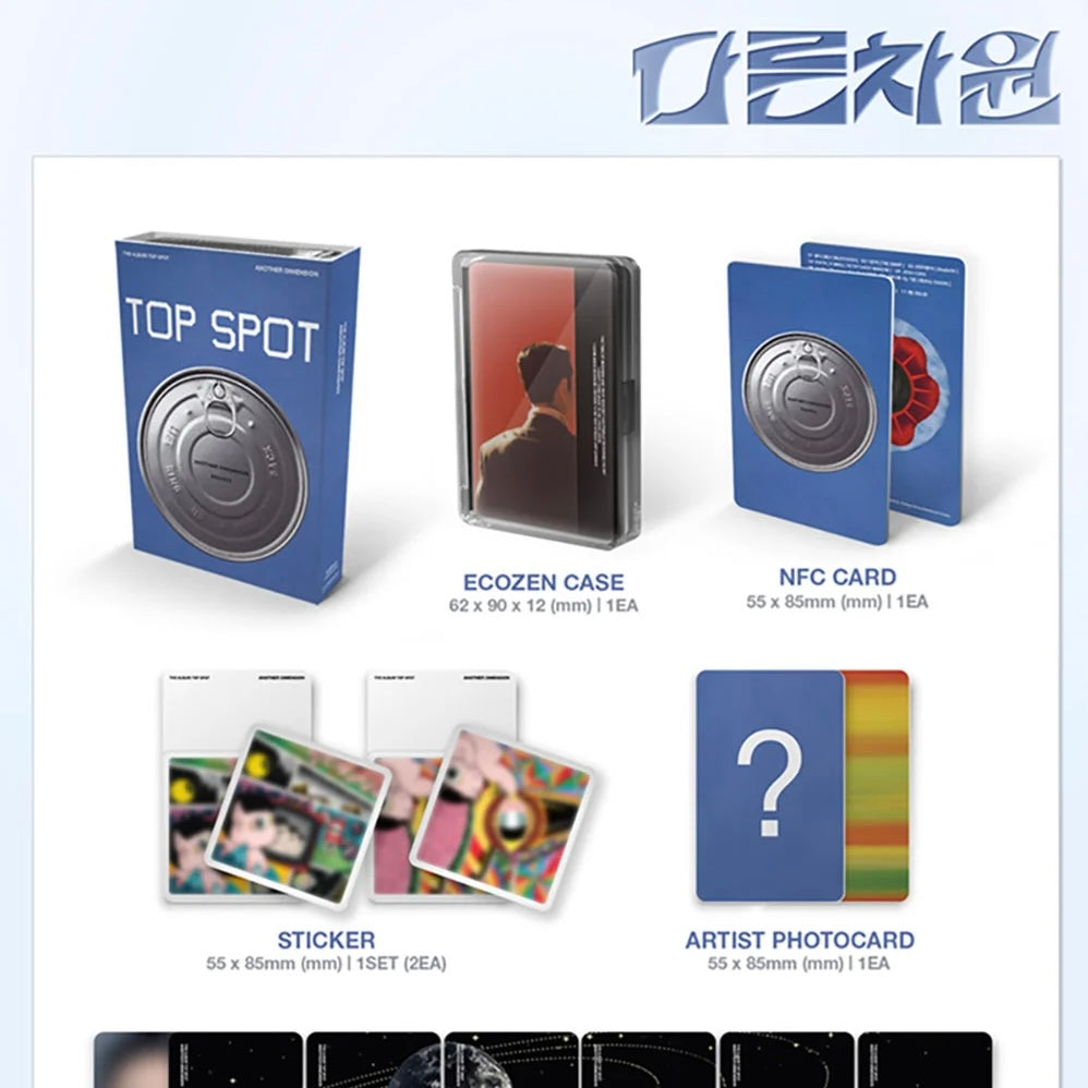 (PRE-ORDER) T.O.P - 1ST ALBUM [TOP SPOT - ANOTHER DIMENSION] (NEMO) (2 VERSIONS) - LightUpK