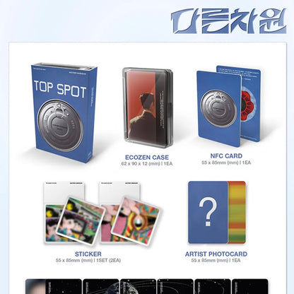 (PRE-ORDER) T.O.P - 1ST ALBUM [TOP SPOT - ANOTHER DIMENSION] (NEMO) (2 VERSIONS) - LightUpK