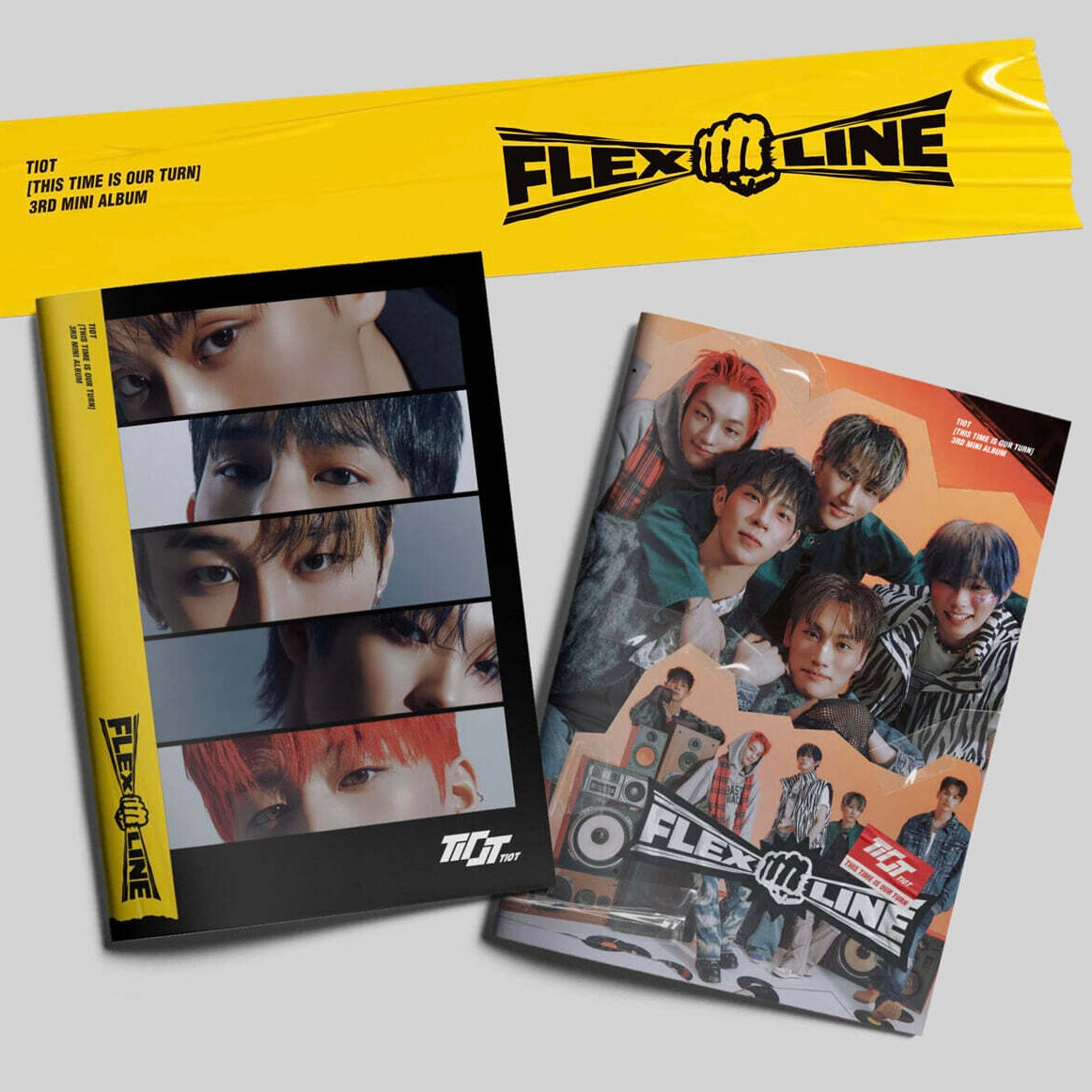 TIOT - 3RD MINI ALBUM [FLEX LINE] (PHOTOBOOK VER. (2 VERSIONS) - LightUpK