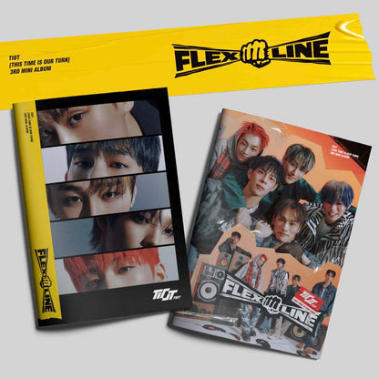 TIOT - 3RD MINI ALBUM [FLEX LINE] (PHOTOBOOK VER. (2 VERSIONS) - LightUpK