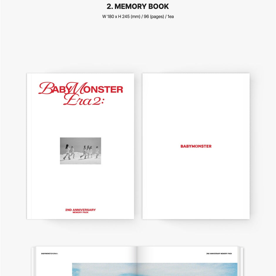 (PRE-ORDER) BABYMONSTER - ERA II | BABYMONSTER 2ND ANNIVERSARY MEMORY PACK - LightUpK