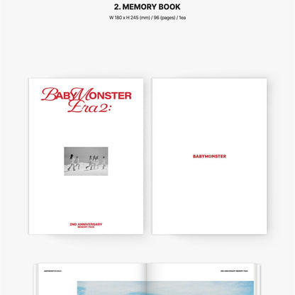 (PRE-ORDER) BABYMONSTER - ERA II | BABYMONSTER 2ND ANNIVERSARY MEMORY PACK - LightUpK