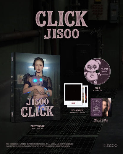 (PRE-ORDER) JISOO - SINGLE ALBUM [CLICK] PHOTOBOOK VER.