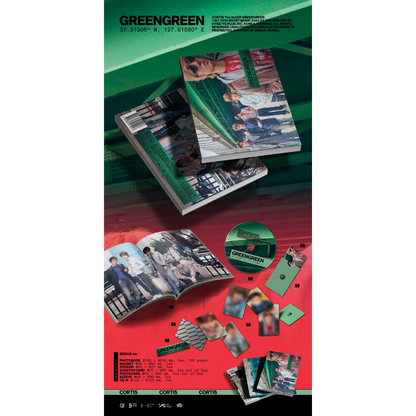 (PRE-ORDER) CORTIS - GREENGREEN (3 VERSIONS) RANDOM - LightUpK