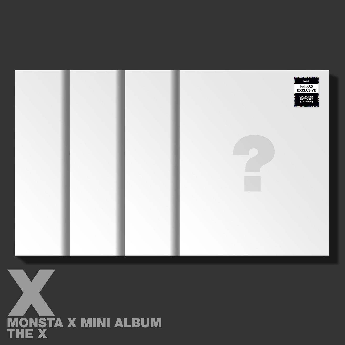 (PRE-ORDER) [HELLO82] [HELLO82 EXCLUSIVE] MONSTA X - THE X (4 VERSIONS) - LightUpK