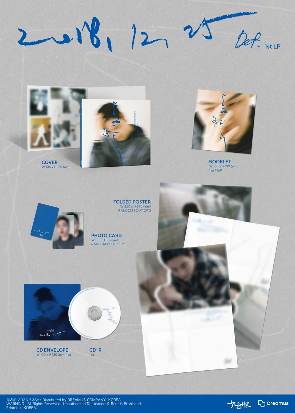 (PRE-ORDER) DEF. - 1ST ALBUM [2018.12.25]