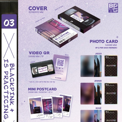 BLACKPINK - CARTES À ÉCHANGER DE LA COLLECTION DE PHOTOCARDS DU JEU (3 VERSIONS)