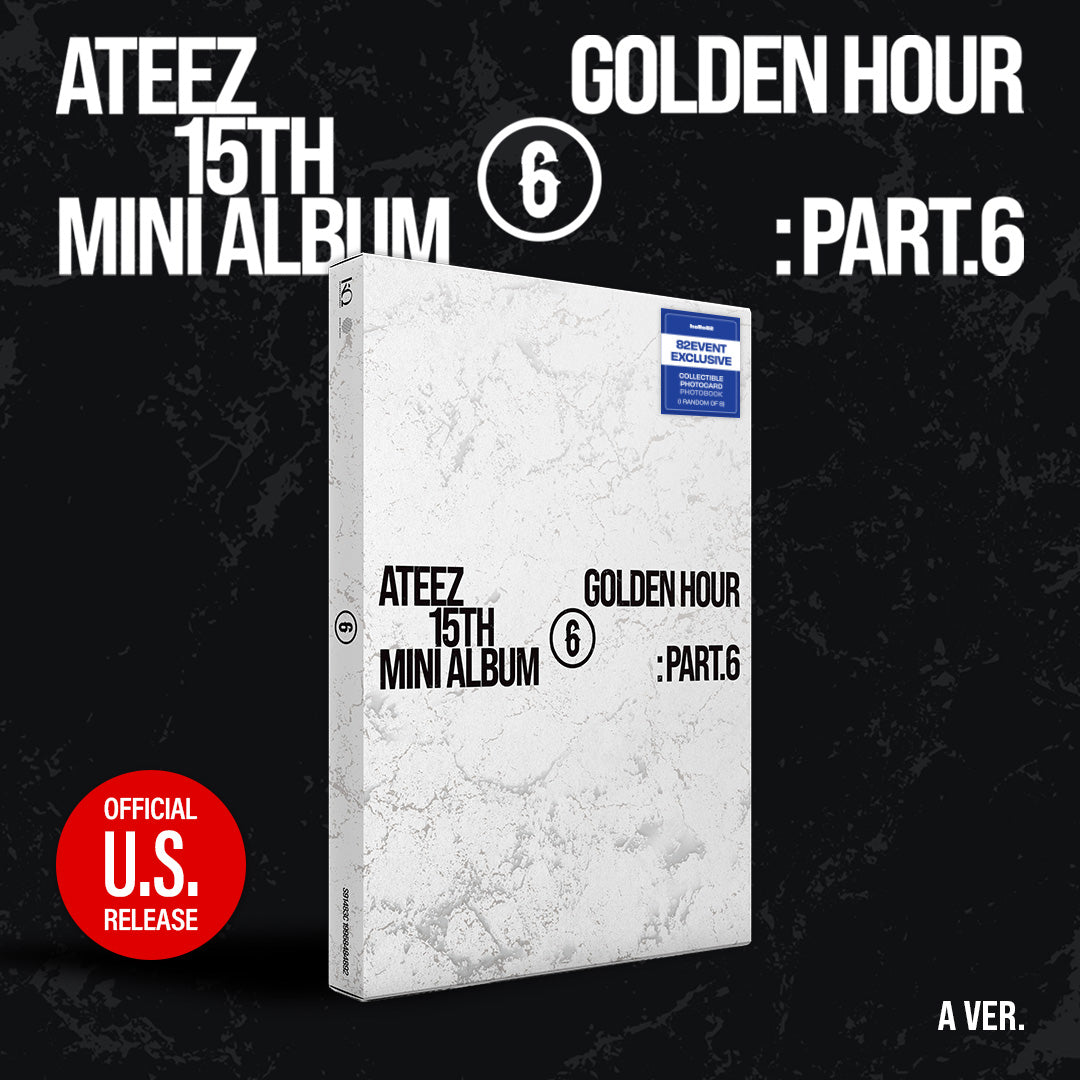 (PRE-ORDER) [hello82] [82EVENT EXCLUSIVE] ATEEZ - GOLDEN HOUR : PART.6 (3 VERSIONS)