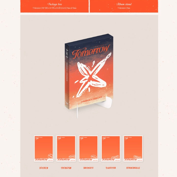 TXT MINISODE 3 : TOMORROW ALBUM Romantic ver. Official Photocard Photo Card e TXT MINISODE 3 : TOMORROW ALBUM Romantic ver. Official Photocard Photo Card e