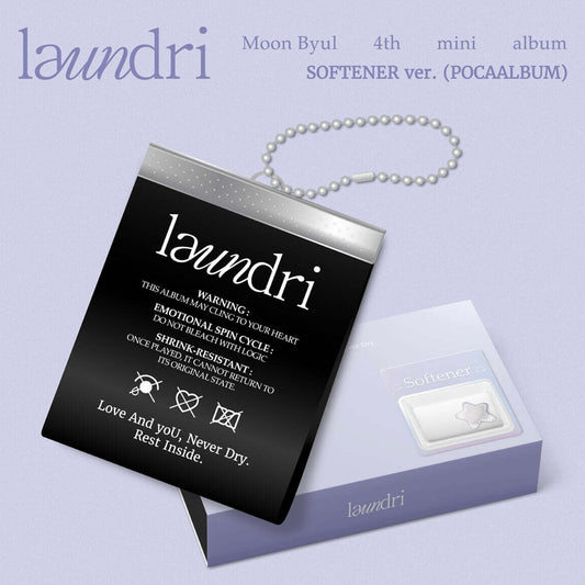 (PRE-ORDER) MOON BYUL - 4TH MINI ALBUM [LAUNDRI] (SOFTENER VER.) (POCAALBUM) - LightUpK