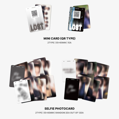 (PRE-ORDER) LUN8 - 2ND SINGLE ALBUM [LOST] (META) (2 VERSIONS) RANDOM - LightUpK