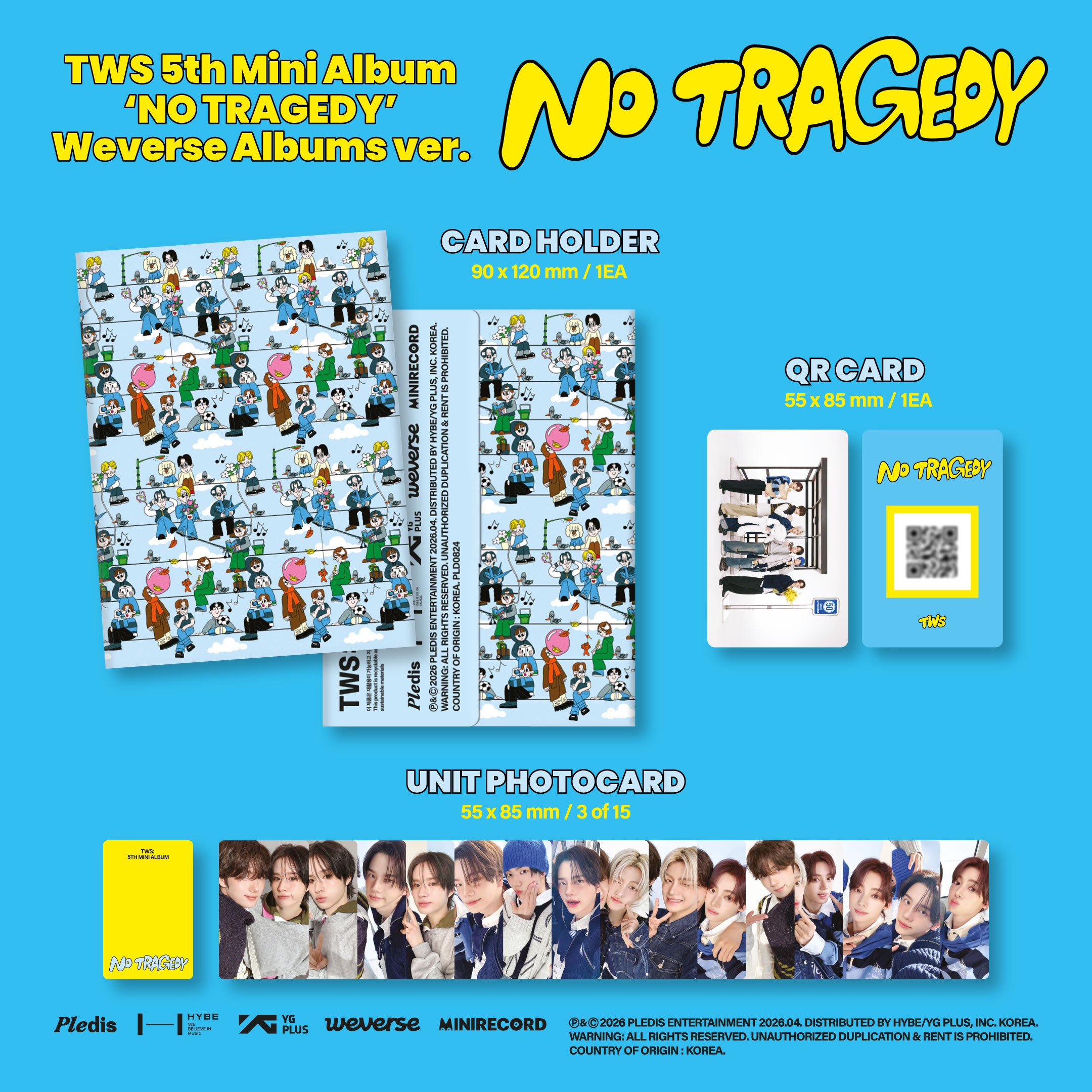 (PRE-ORDER) TWS - NO TRAGEDY WEVERSE - LightUpK