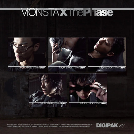 MONSTA X - THE PHASE (DIGIPACK VER.) (5 VERSIONS)
