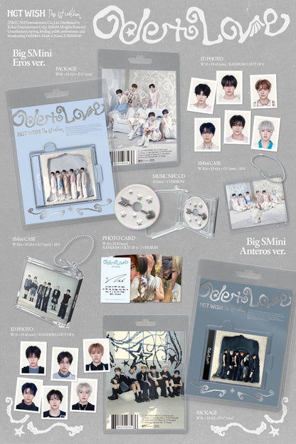 (PRE-ORDER) NCT WISH - 1ST ALBUM [ODE TO LOVE] (BIG SMINI VER.) (2 VERSIONS) RANDOM - LightUpK