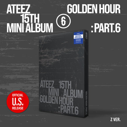 (PRE-ORDER) [hello82] [82EVENT EXCLUSIVE] ATEEZ - GOLDEN HOUR : PART.6 (3 VERSIONS)