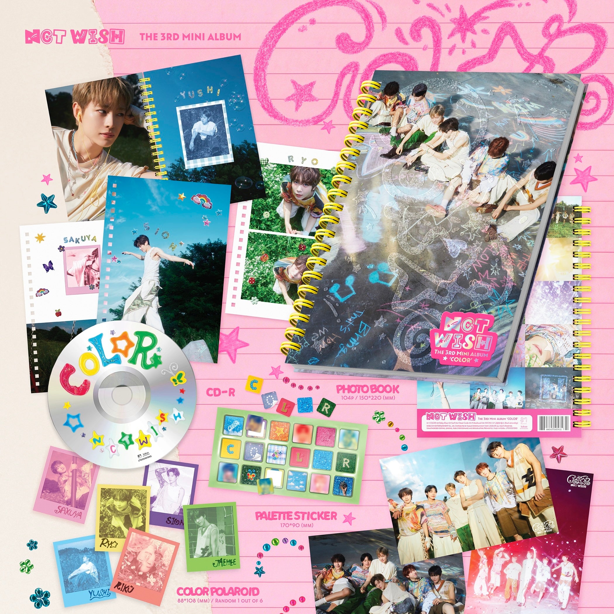 NCT WISH - 3RD MINI ALBUM [COLOR] (PHOTOBOOK VER.)