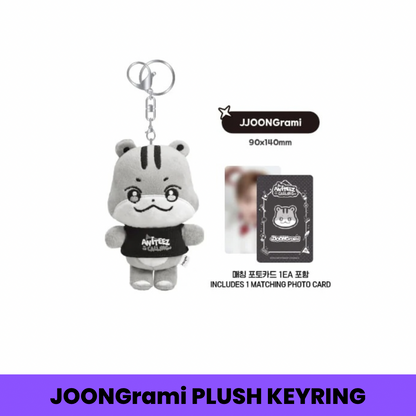 ATEEZ - ANITEEZ IN THE CALLING - THE CALLING ANITEEZ PLUSH KEYRING (8 VERSIONS)