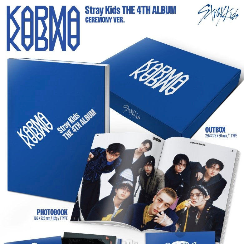 (PRE-ORDER) STRAY KIDS - KARMA (2 VERSIONS) RANDOM - LightUpK