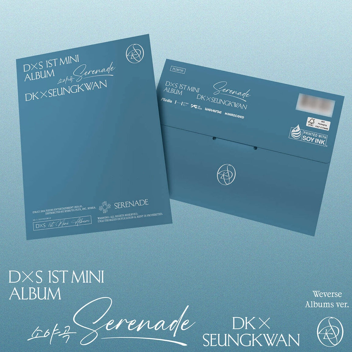 DXS (SEVENTEEN) - 1ST MINI ALBUM [SERENADE] WEVERSE ALBUMS VER. - LightUpK