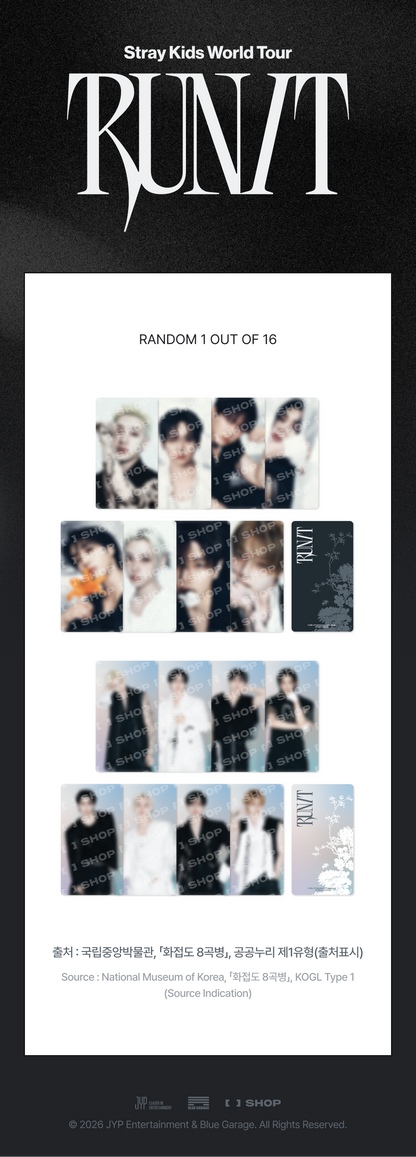 (PRÉCOMMANDE) STRAY KIDS - CARTE À COLLECTIONNER SPÉCIALE - RUN IT
