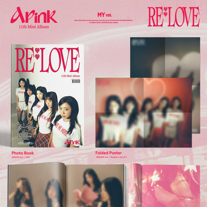 (PRE-ORDER) APINK - 11TH MINI ALBUM [RE : LOVE] (2 VERSIONS) RANDOM
