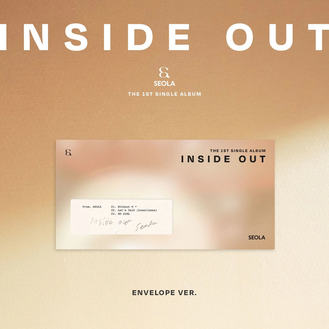 SEOLA - 1ST SINGLE ALBUM [INSIDE OUT] (ENVELOPE VER.) - LightUpK