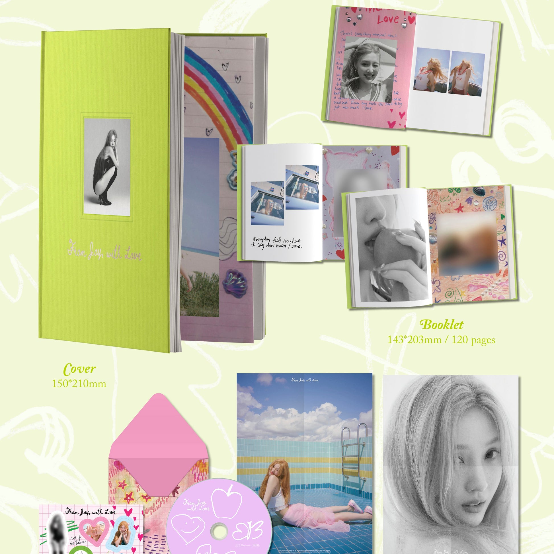 (PRE-ORDER) JOY - 1ST MINI ALBUM [FROM JOY, WITH LOVE] (PHOTO BOOK VER.) - LightUpK