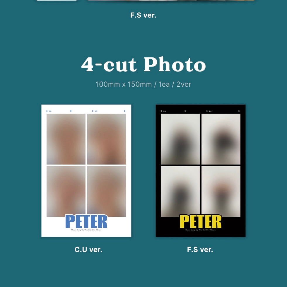 MOON JONG UP - 3RD MINI ALBUM [PETER] (2 VERSIONS)